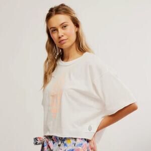 NWOT Free People Inspire Buti Logo Tee Size Medium